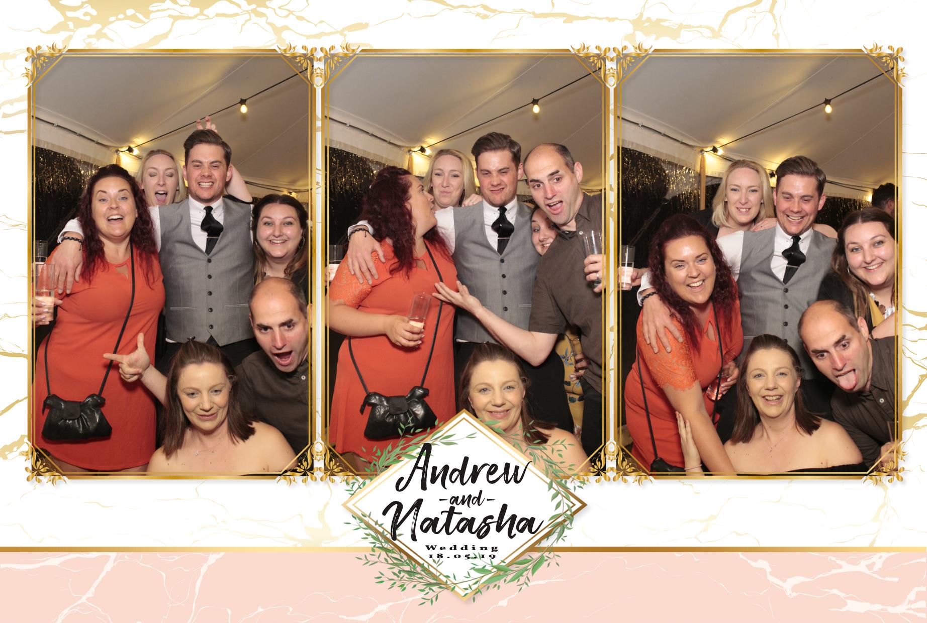 Andrew & Natasha's Wedding  | View more photos from the event at gallery.myphotoboothexperience.co.uk/u/MyPhotoBoothExperienceLtd/Andrew-Natashas-Wedding